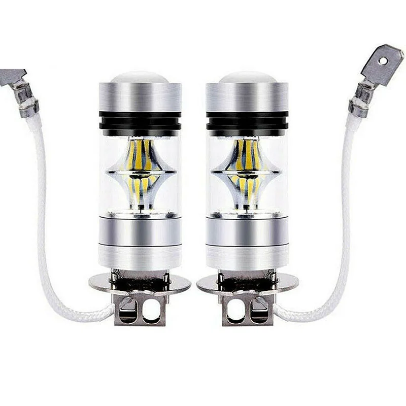 

100W H3 светодиодный противотуманная лампа для вождения 12/24V противотуманная фара аксессуары для автомобиля