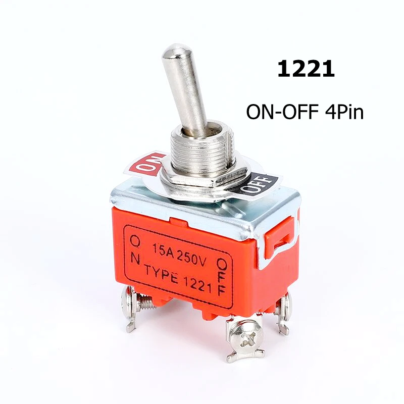 

Мини тумблер E-TEN медные контакты 12 мм 15А 250V