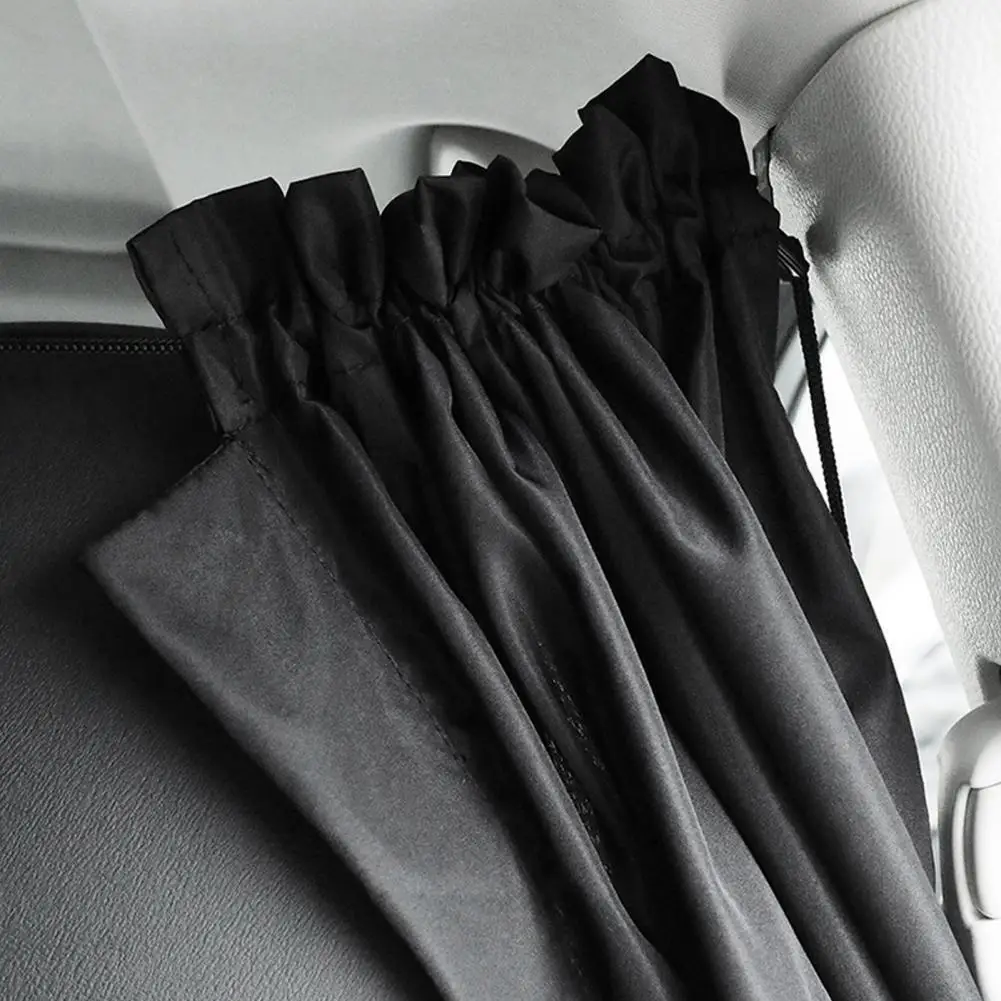 

Car Divider Curtain Smooth With Drawstring Car Front Rear Partition Curtain Car Partition Curtain Car Divider Curtain 2Pcs