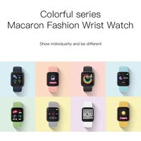 smart watch colorful fashion bracelet tracker heart rate monitor pressure bluetooth smartwatch digital men women watch y68 d20