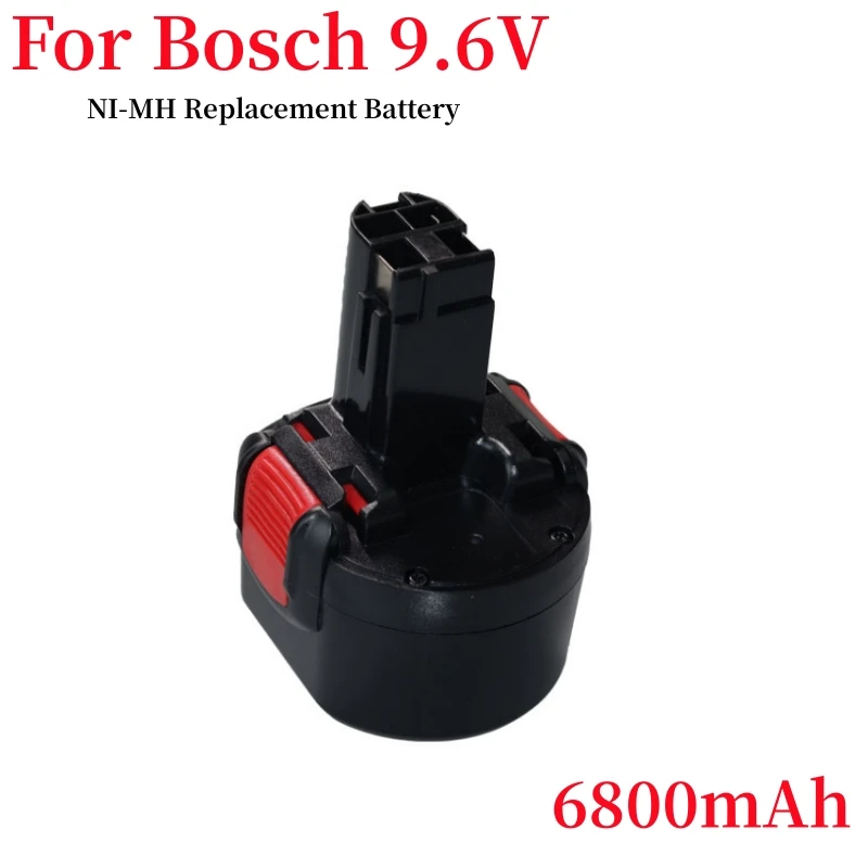 

9.6V 6.8Ah BAT048 NI-MH Replacement Battery For Bosch BAT119 BH984 BPT1041 Drill Screwdriver Rechargeable Batteries GDR PSR 960