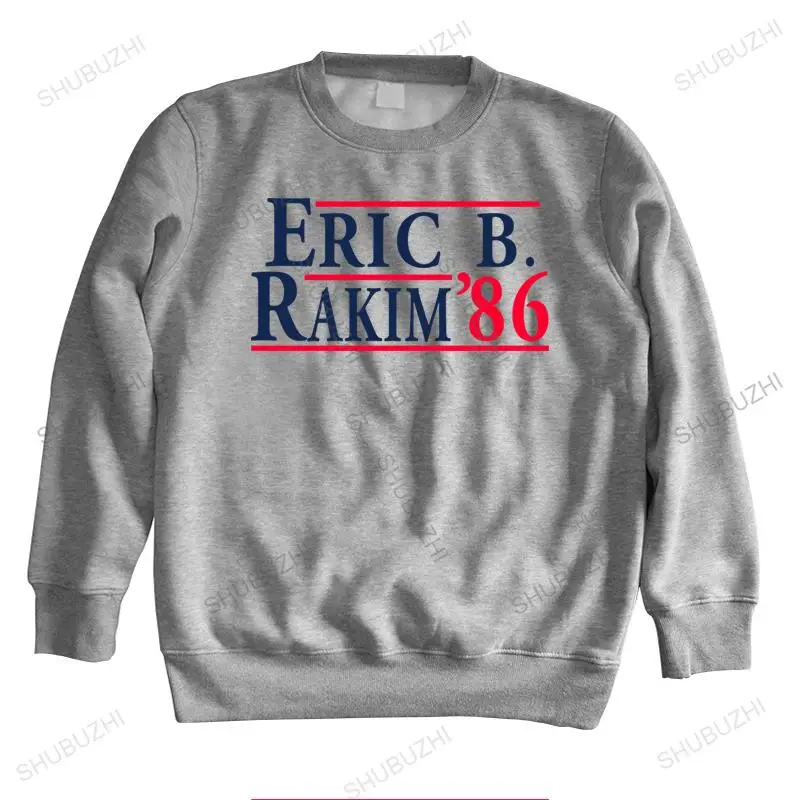 

men cotton fashion hoody warm crew neck autumn sweatshirt eric b rakim 86 brand winter Vintage printing cool hoodie for boys