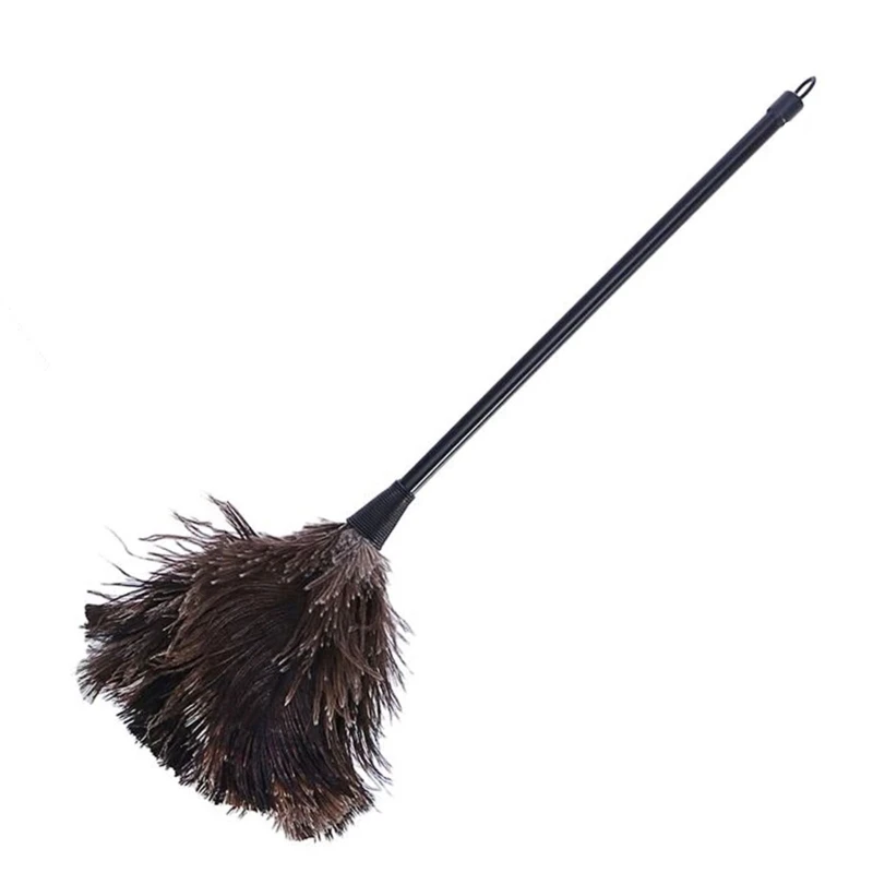 Ostrich Duster Feather Cleaning Brush with Long Handle Compu