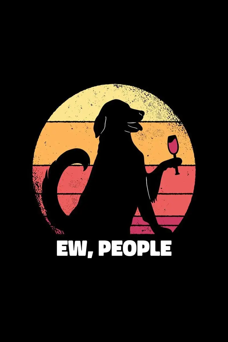 

Ew People Funny Dog Wine Tin Sign Tin Plates Wall Decor Room Decoration Retro Vintage Metal Sign For Man Cave Cafe Pub Home Club