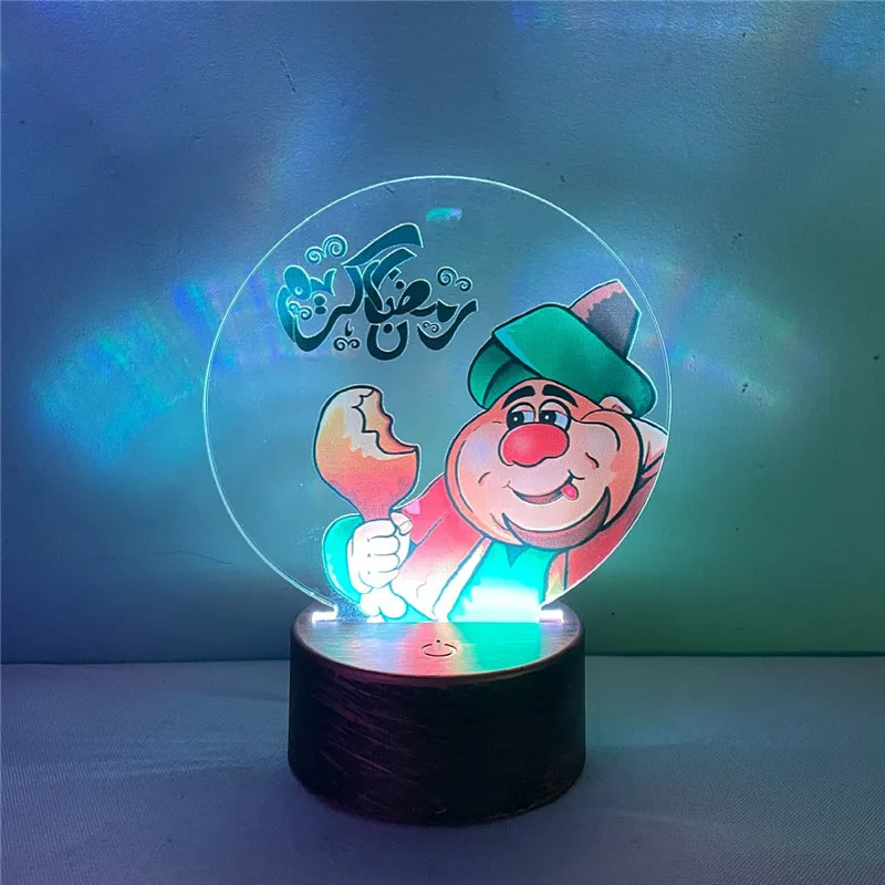 

2023 Eid Mubarak Decor Ornament Light Eid Kareem Ramadan Decor for Home Ramadan Mubarak Eid Al Adha Islamic Muslim Party Decor