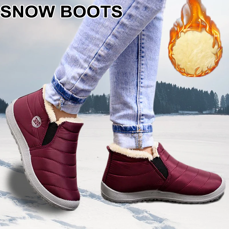 

Ботинки мужские походные на платформе, Повседневная зимняя обувь, водонепроницаемые, Рабочая обувь, полуботинки, унисекс