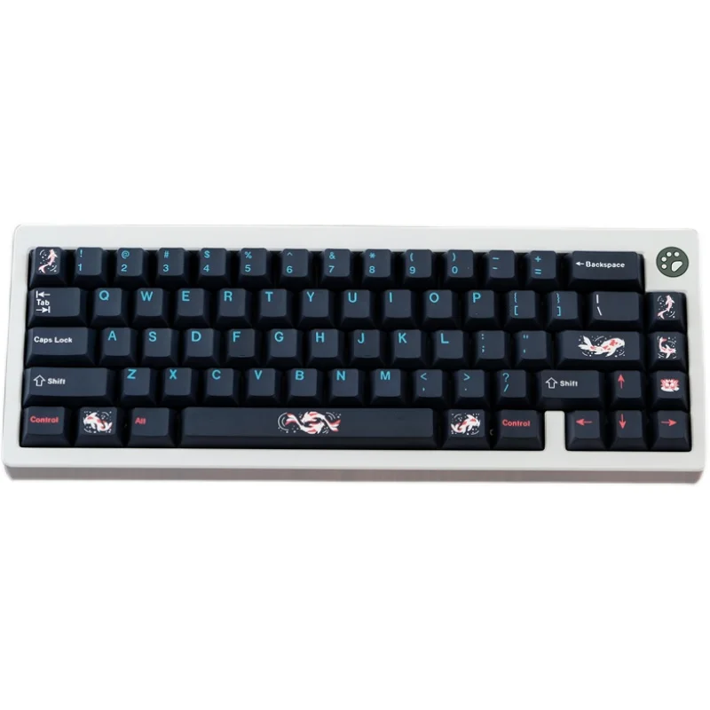 Enlarge GMK Zen Pond 120 Keys/Set  Keycaps Cherry Profile PBT Dye Sublimation Keycap For MX Switch Fit 61/64/87/96/104 Keyboard