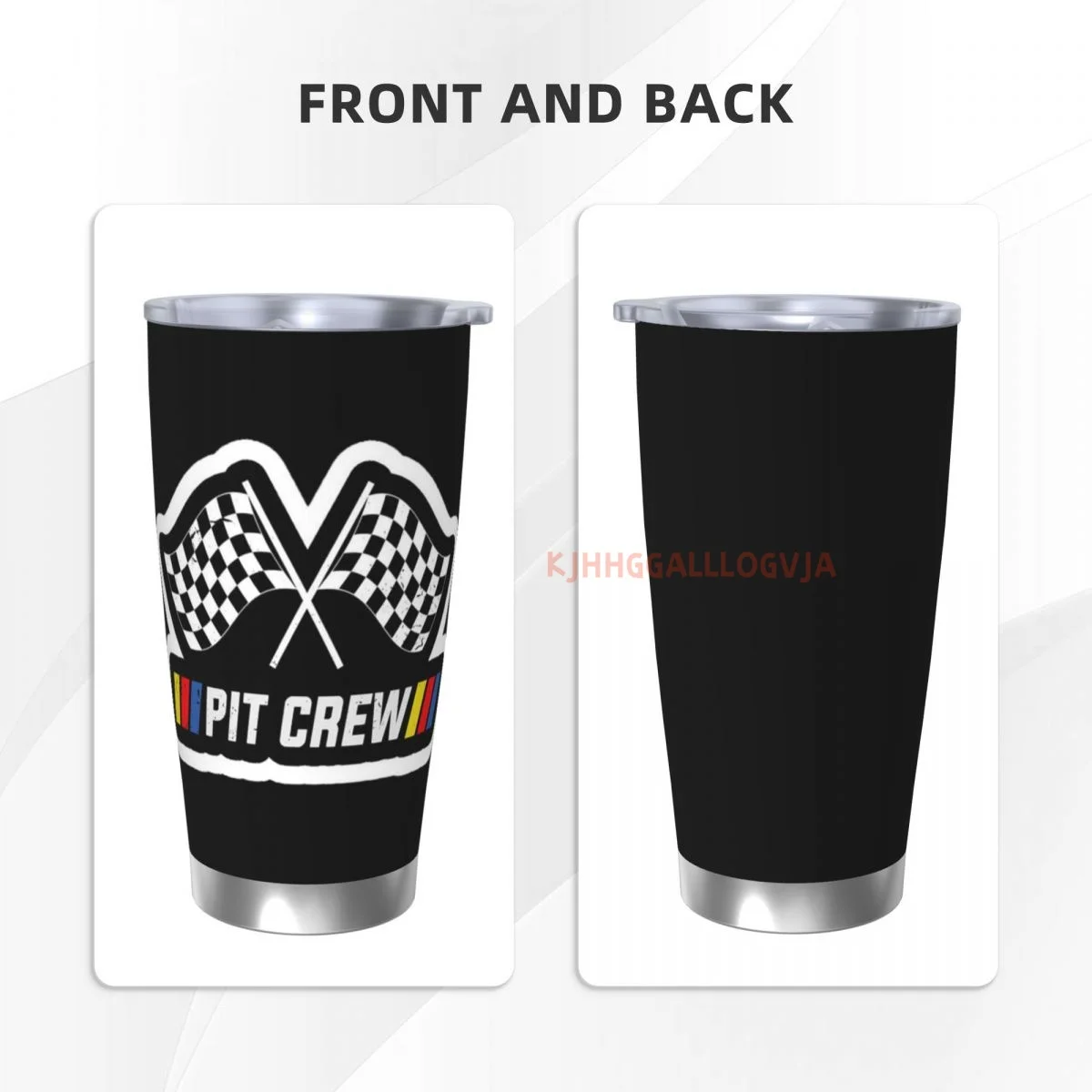 Изолированная термокофейная чашка из нержавеющей стали Pit Crew 20 унций кружка с