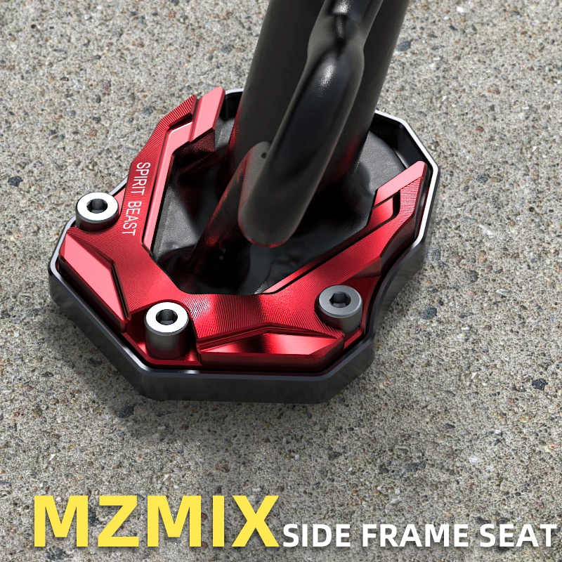 ghost bestii jest odpowiedni dla modyfikacji siodła ramy bocznej MZmix statyw boczny pojazdu elektrycznego antypoślizgowy poszerzający podnóżek