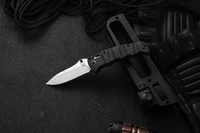 benchmade484s 1 tactical folding knife m390 blade stone washing carbon fiber handle survival safety pocket knives edc tool