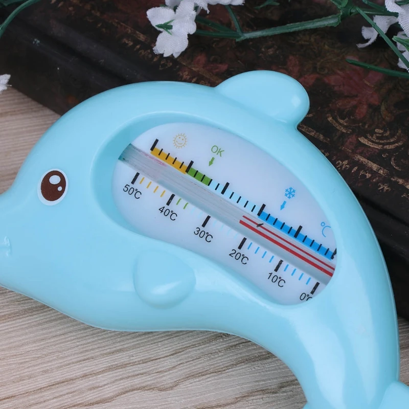 New Baby Bath Thermometer For Newborn Small Dolphin  Water Temperature Meter Bath Baby Bath Toys Thermometer Bath