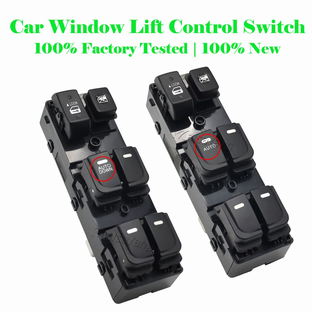 

For Hyundai Elantra High Quality Front Left Master Window Lifter Control Switch 93570-0Q000-M5 93570-0Q000