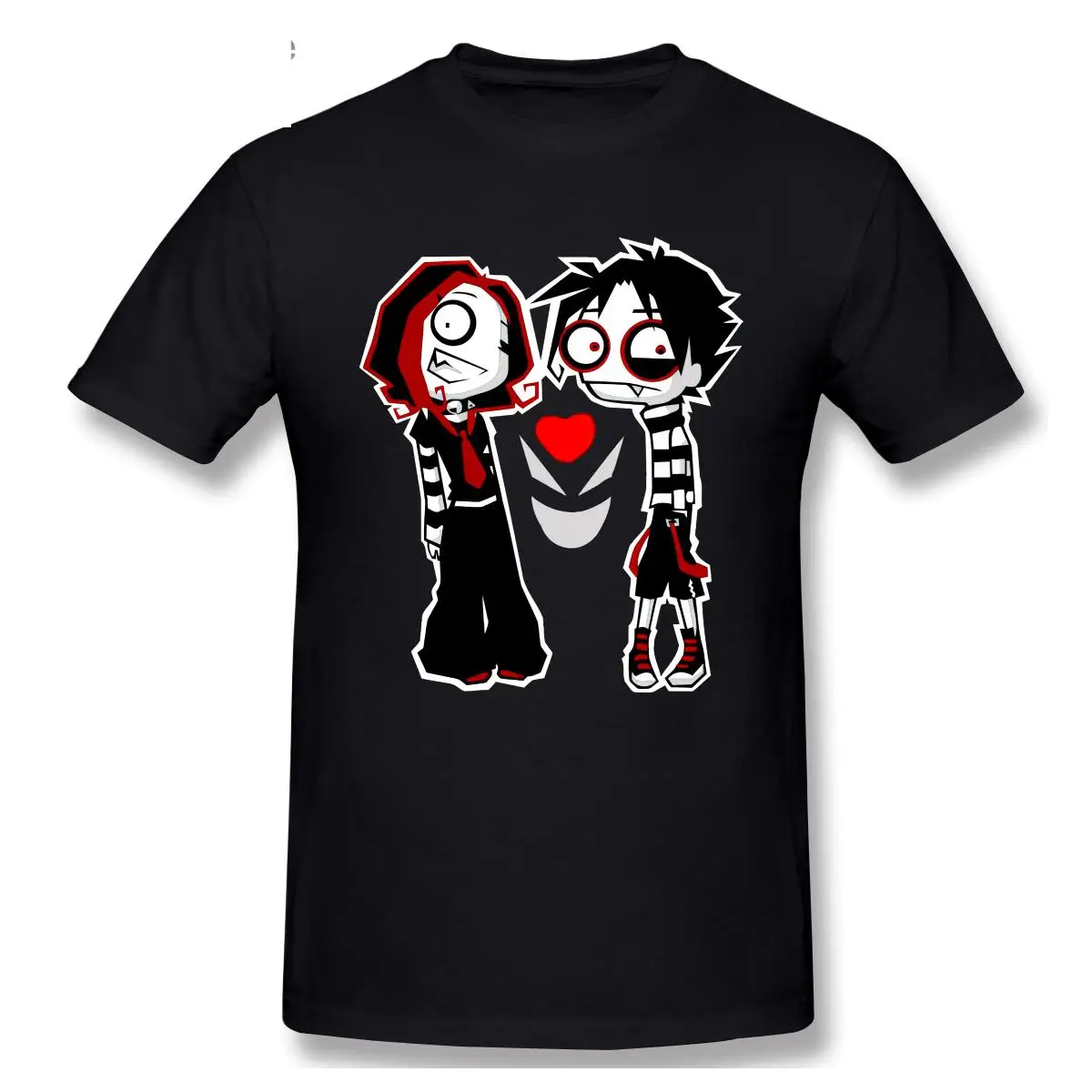 

The Fashion Leisure Emo T Shirt Cartoon 100% Cotton T-shirt 2021 Graphic TShirts Man Tee Gift