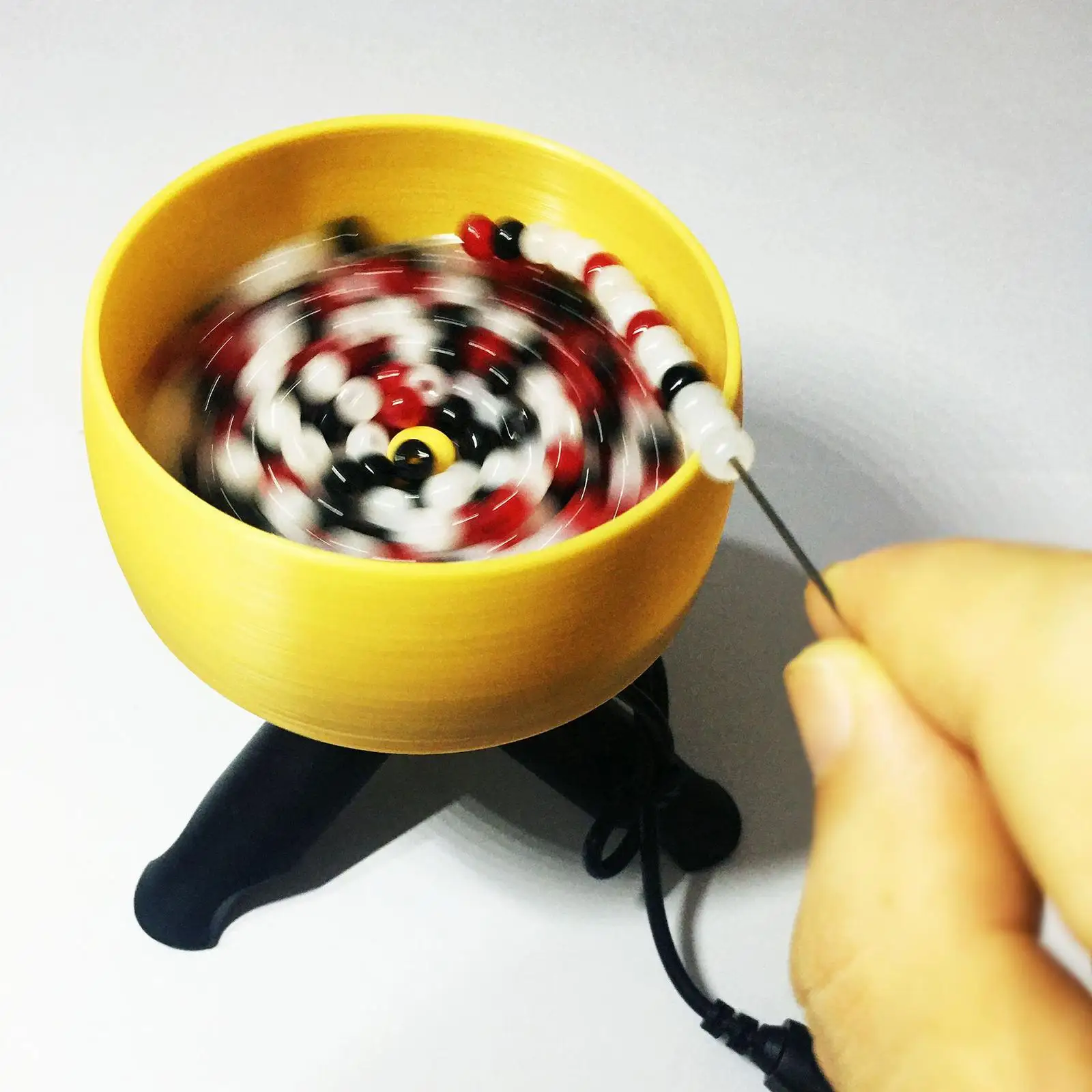 

Electric Bead Spinner USB Rotate Forward or Reverse ,Spin Beading Bowl Loader for Crafts Seed Bead DIY Jewelry Making Necklaces