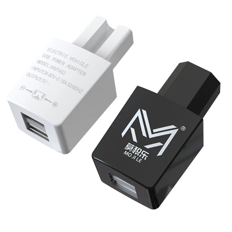 

Riders Gift Small USB Charger Adapter 5V 2A USB Charger for Electric Bike Dual-port Adapter Fast USB Charging Block