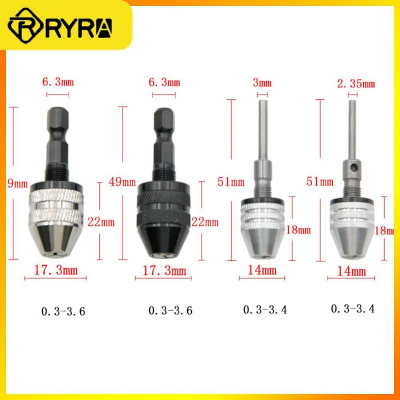 

5/8/10PCS Keyless Hex Shank Drill Bits Adapters Mini Screwdriver Impact Driver Adaptor Quick Change Converter Dril Parts