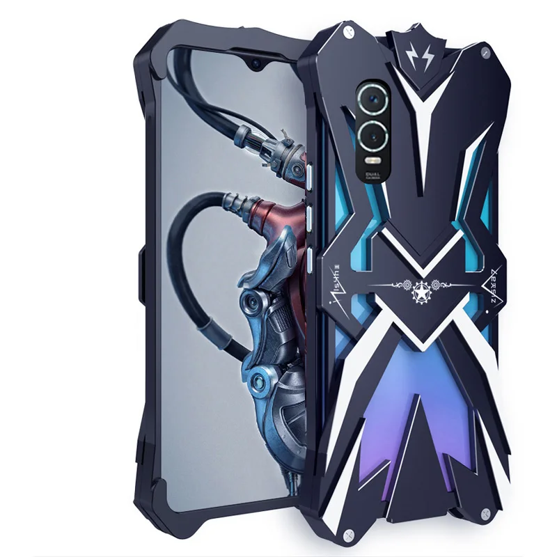 Original Zimon Luxury Thor Heavy Duty Armor Metal Aluminum Mobile Phone Case For Vivo Y32 Y32t Y33 Y55 Y77 Y76 Y73t Y76s Cover