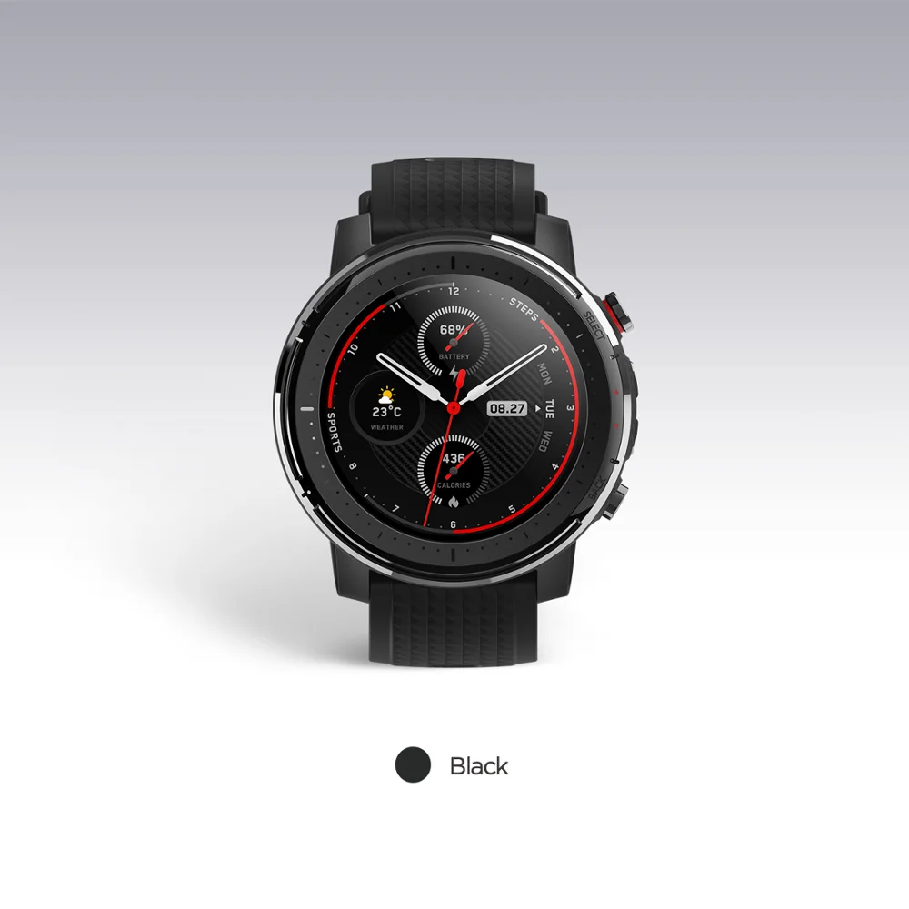 Amazfit Stratos 3 Smartwatch GPS 5ATM Music Heart Rate Dual Core Internal Storage For Android For IOS Man Watch