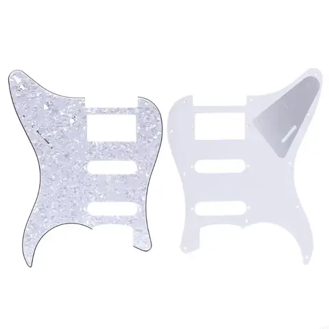 11UE Электро-гитара PickGuard 3-Ply Ant-Scratch Plate для FD ST S-S-Double Parts WH