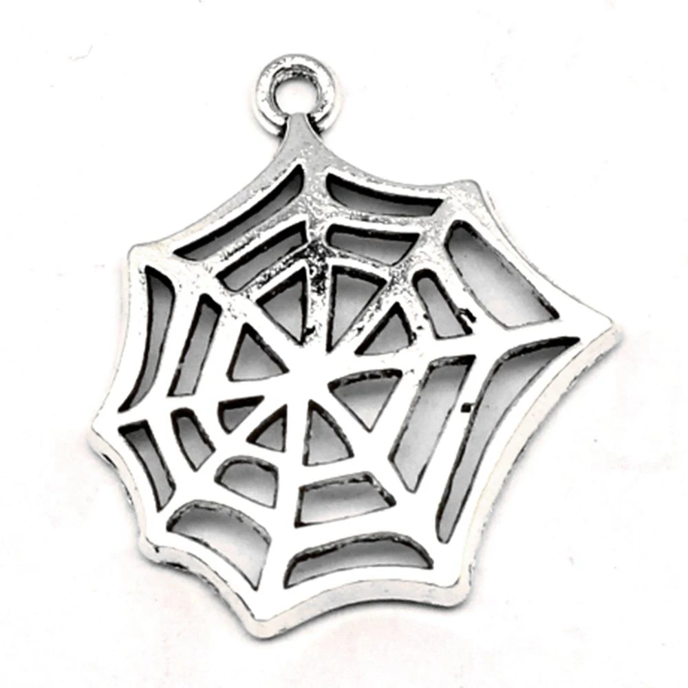 

Подвеска в виде паутины для изготовления ювелирных изделий, 60 шт., 23x25 мм