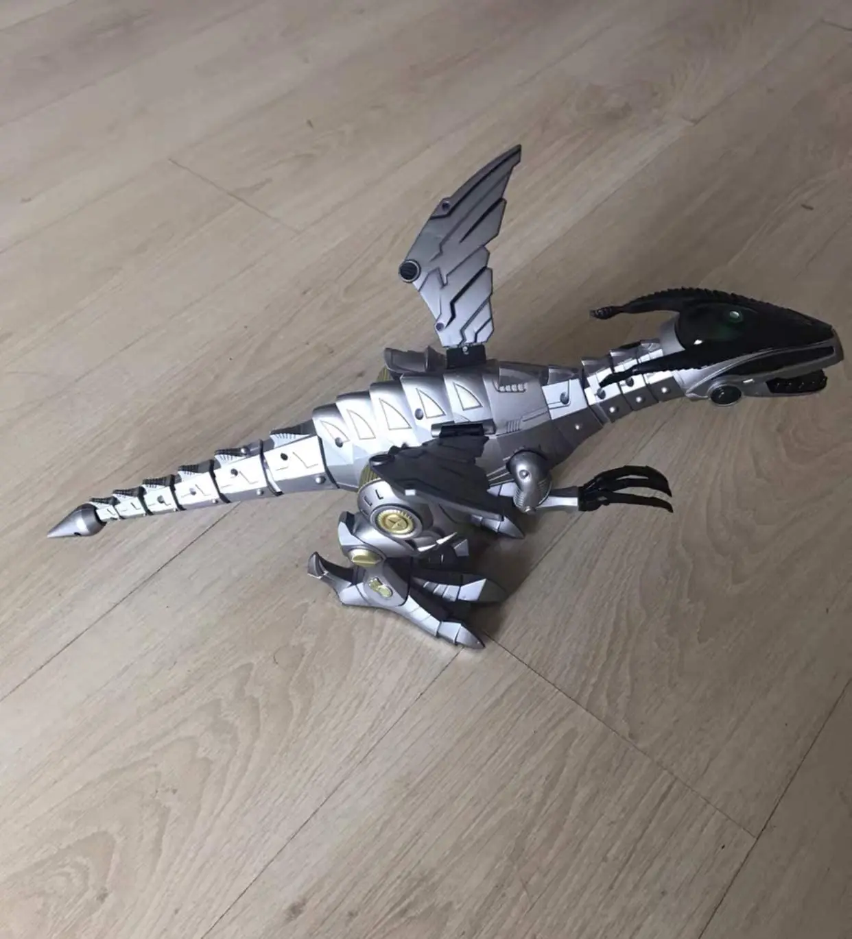 Большая детская электрическая игрушка-динозавр имитация механического дракона