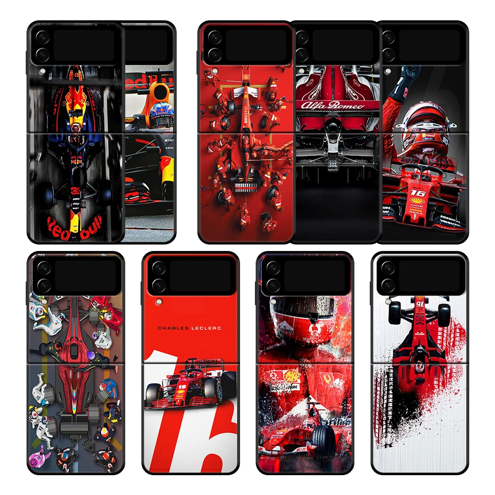 

Schumacher Formula 1 F1 Phone Case Cover for Samsung Galaxy Z Flip3 Flip 5G Zflip Galaxyzflip3 Zflip3 Soft Casing Full Fashion
