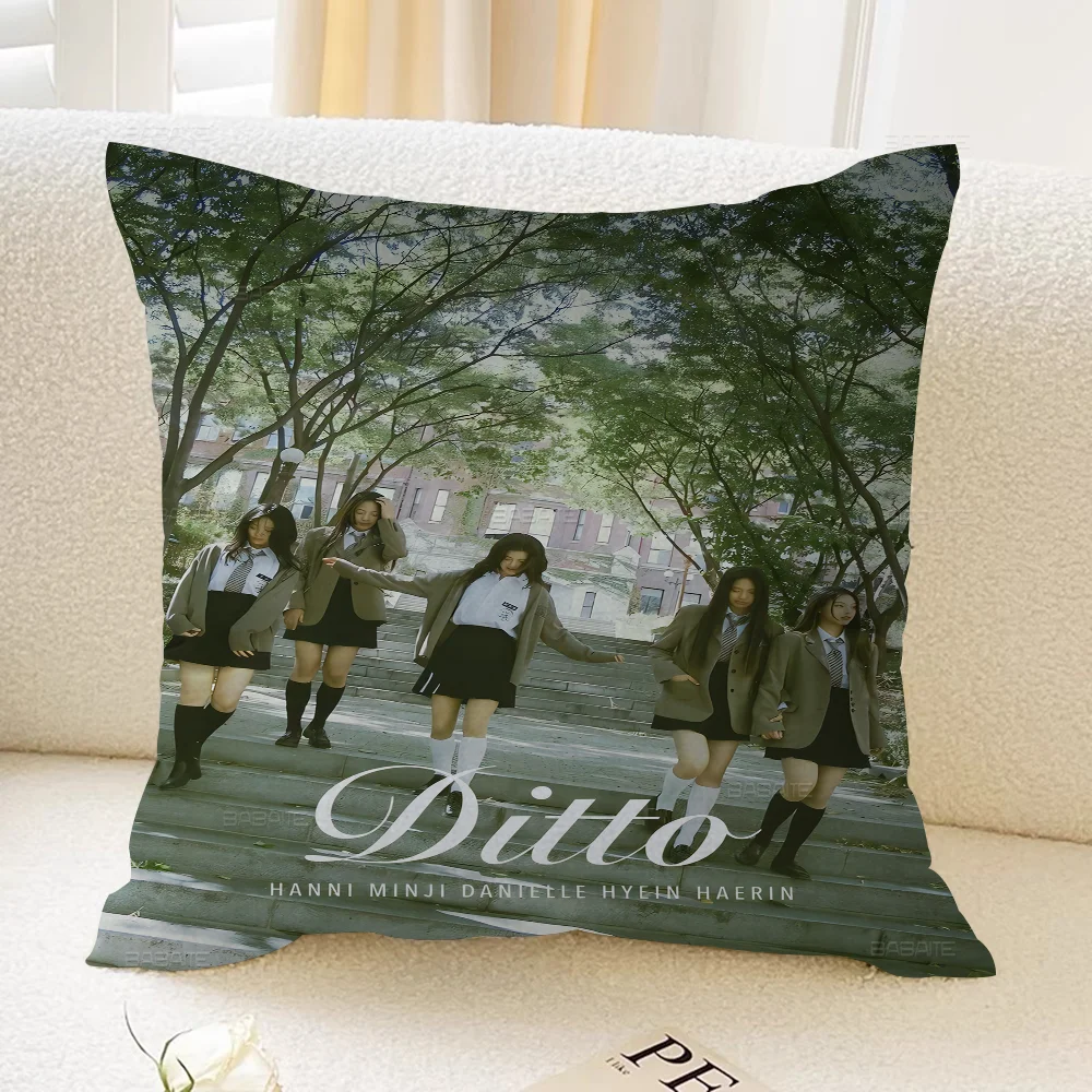 H-HANNI N-NEWJEANS наволочка для автомобиля дивана Рождественский подарок 40x40 см 45x45