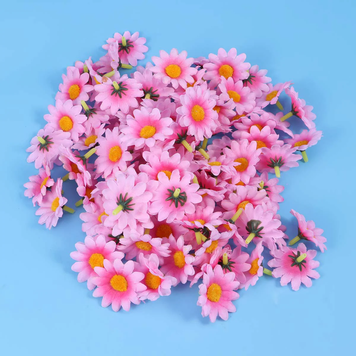 

100Pcs Artificial Silk Flowers Handmade Simulation Sunflower Boutonniere Accessories for Wedding Home decor