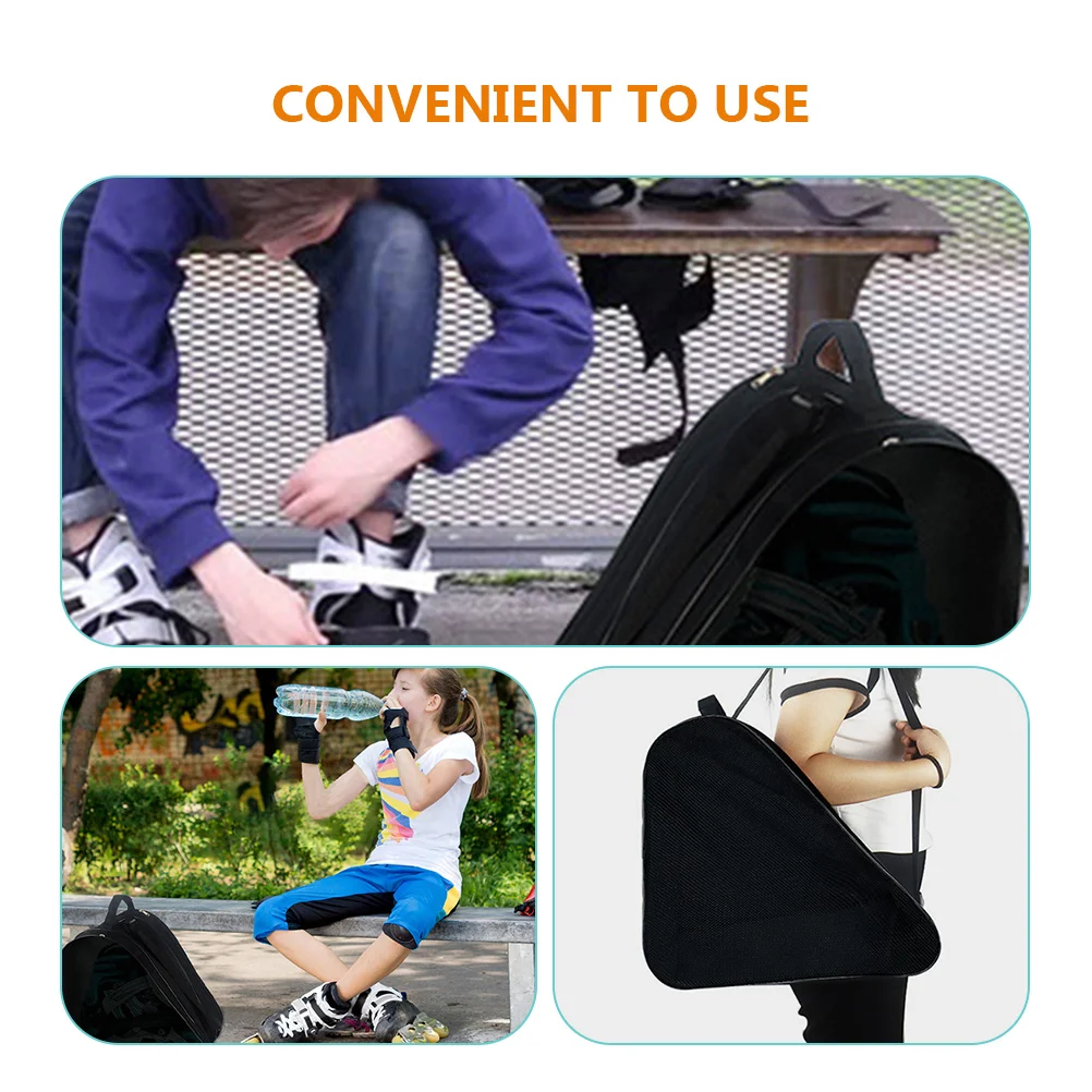 Sneaker Bag Travel Ice Skating Backpack Kids Back Pack Figure Skating Bag Shoe Bag Gym Sports Gym Bag Bracket Roller Skating Bag
