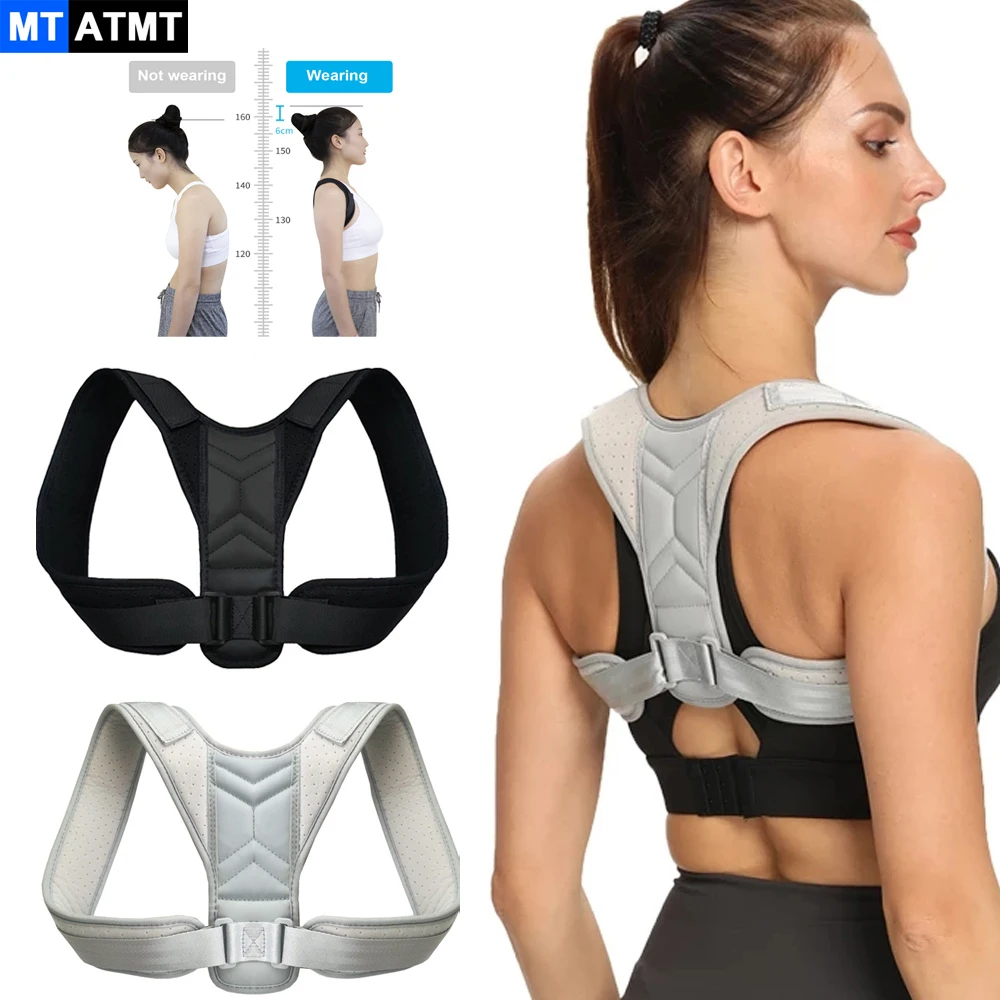 

Medical Back Posture Corrector Adjustable Spine Back Shoulder Support Correction Belt Men Women Hunchback For Home Office Sport
