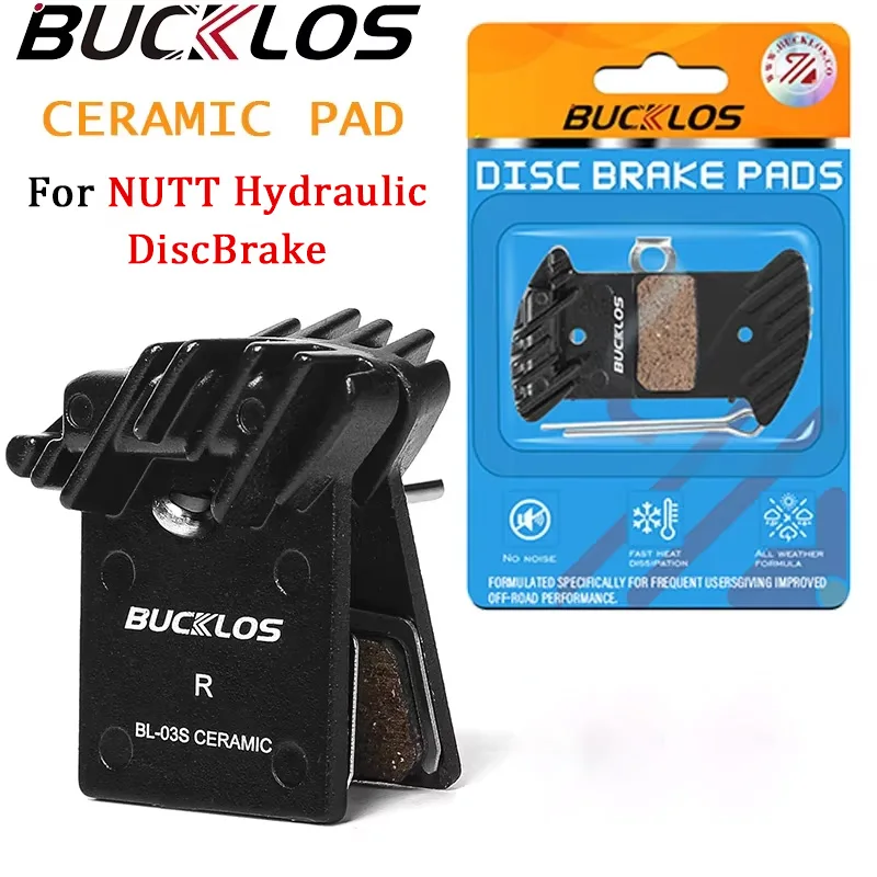 BUCKLOS керамические велосипедные тормозные колодки с рассеиванием тепла