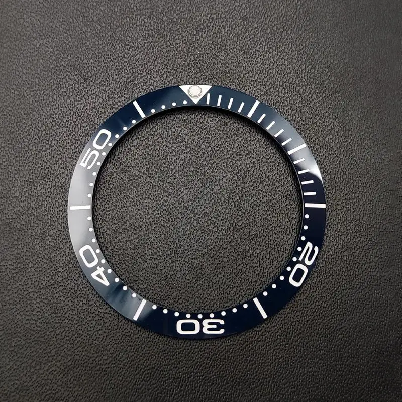 38mm Ceramic Ring Inner Diameter 30.5mm With Sticker Substitute Omega Ring Ocean Master 007 Watch Replacement Accessories