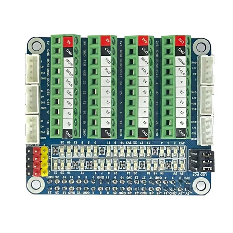 Фото Y43A-1 набор платы расширения GPIO плата расширения для Raspberry Pi LED GPIO тестовая плата ADC/DCA датчик №5
