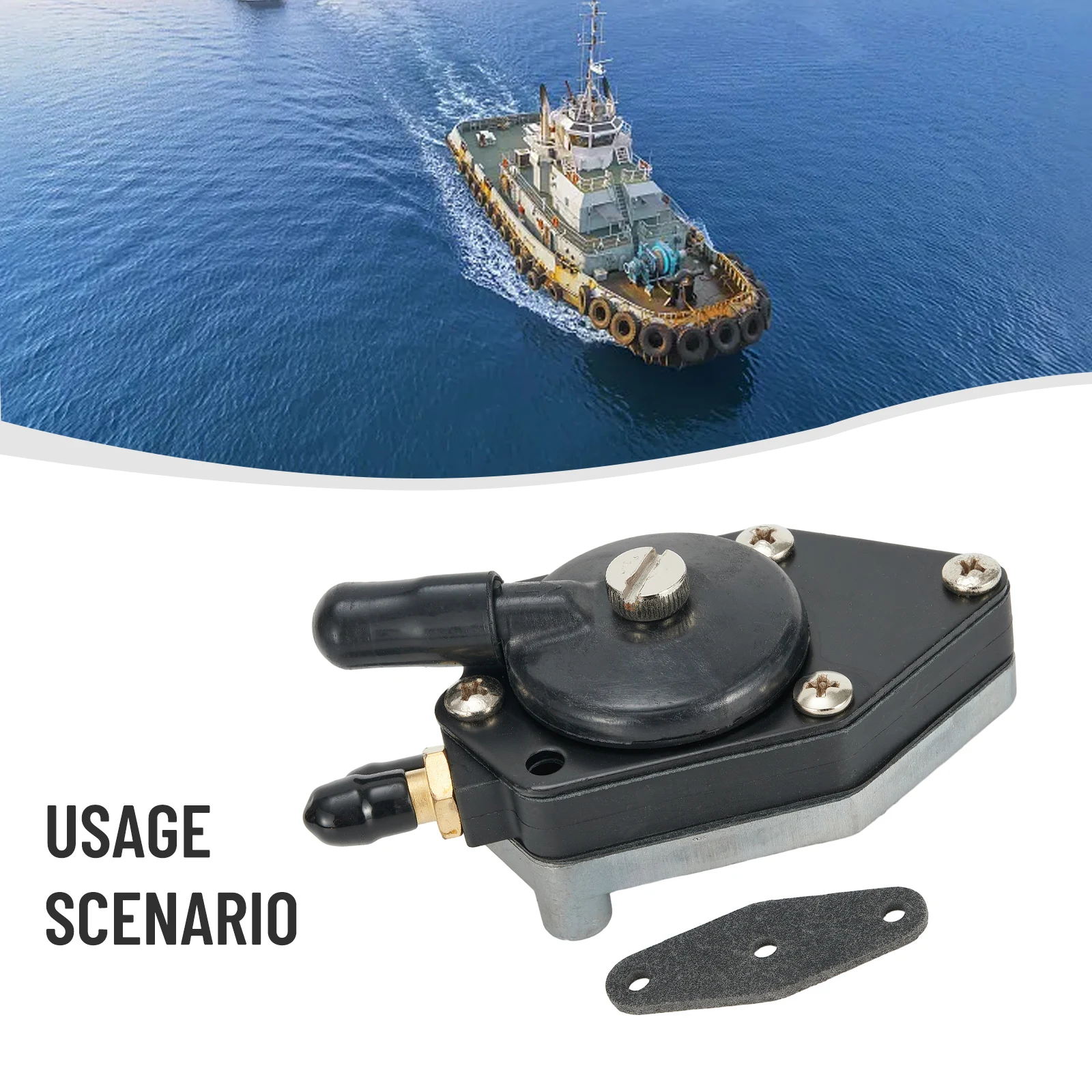 Совместимый топливный насос в сборе для подвесных двигателей Johnson Evinrude работает