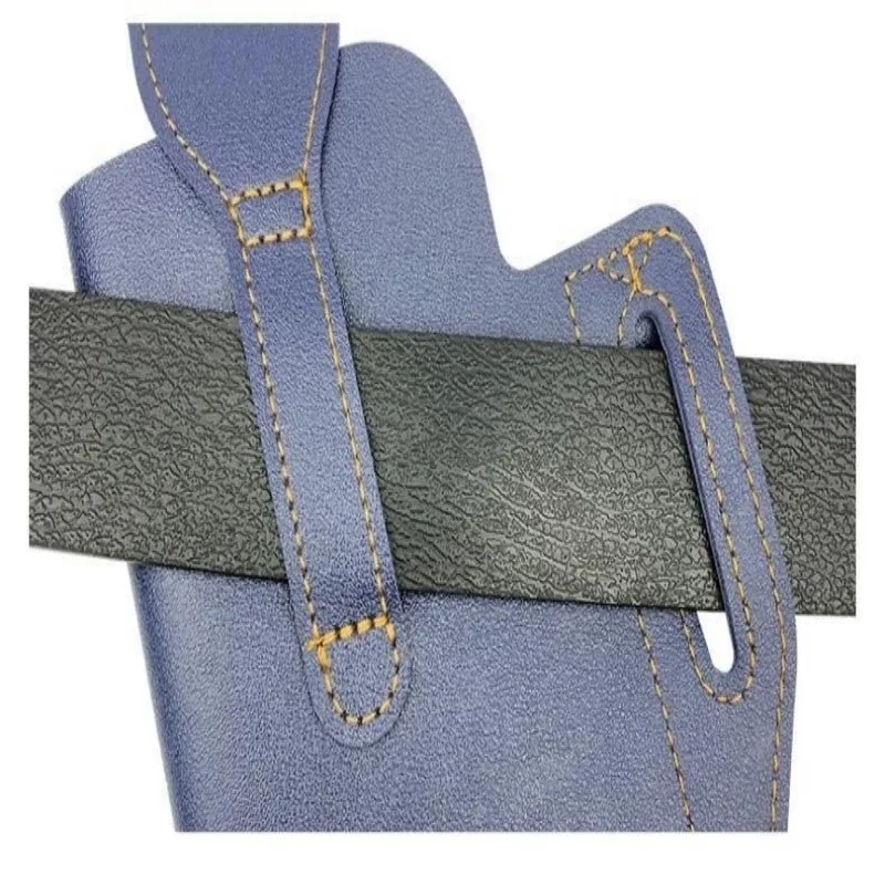 Leather Phone Holster With Belt Clip Leather Cellphone Holder For Belt Pu Belt Phone Pouch Wallet Case Compatible Leather Case