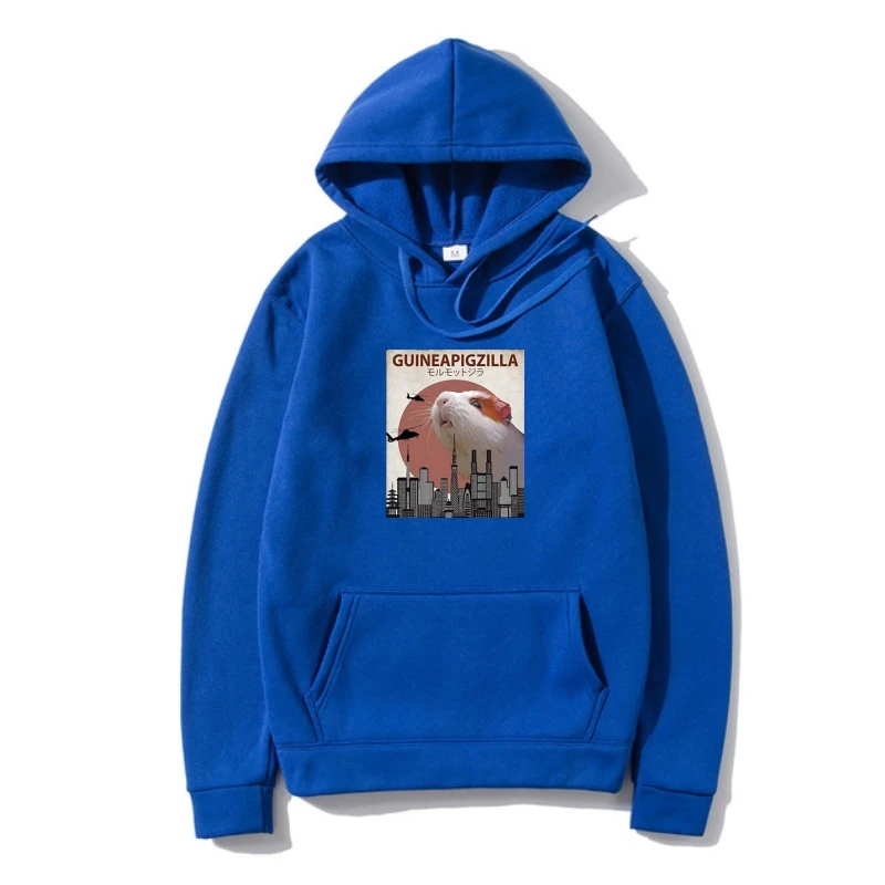 

2022 Ho sale Fashion 100% cotton Guineapigzilla Funny Guinea Pig Outerwear Gif Hoody