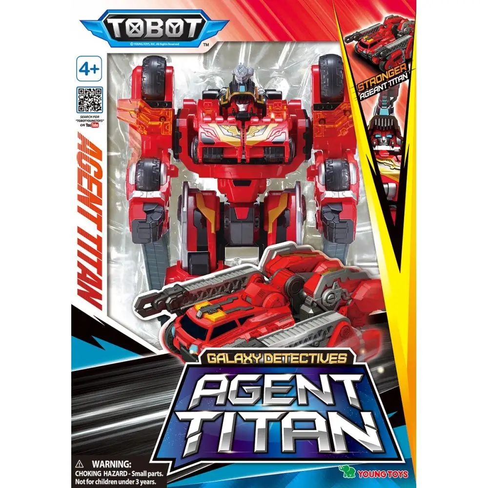 Робот-трансформер Tobot Детективы Галактики Агент Титан |