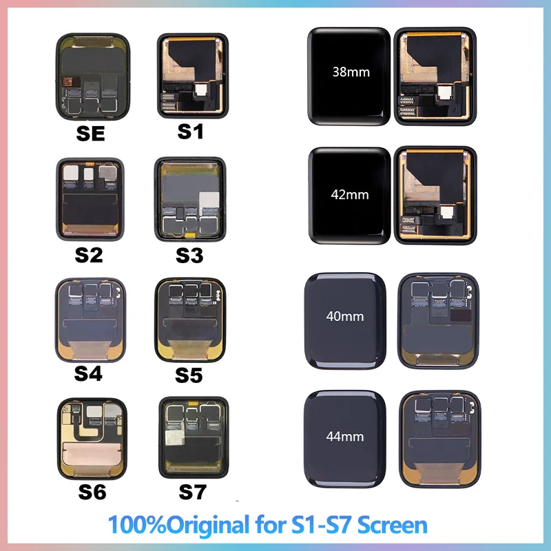 Дисплей Retina OLED для Apple Watch Series 1 2 3 4 5 6 7 8 SE 100% оригинальный протестированный