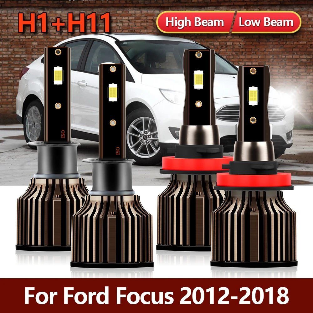 

Комплект аксессуаров для передних фар Ford Focus 2012 2013 2014-2018, 4x H1 H11