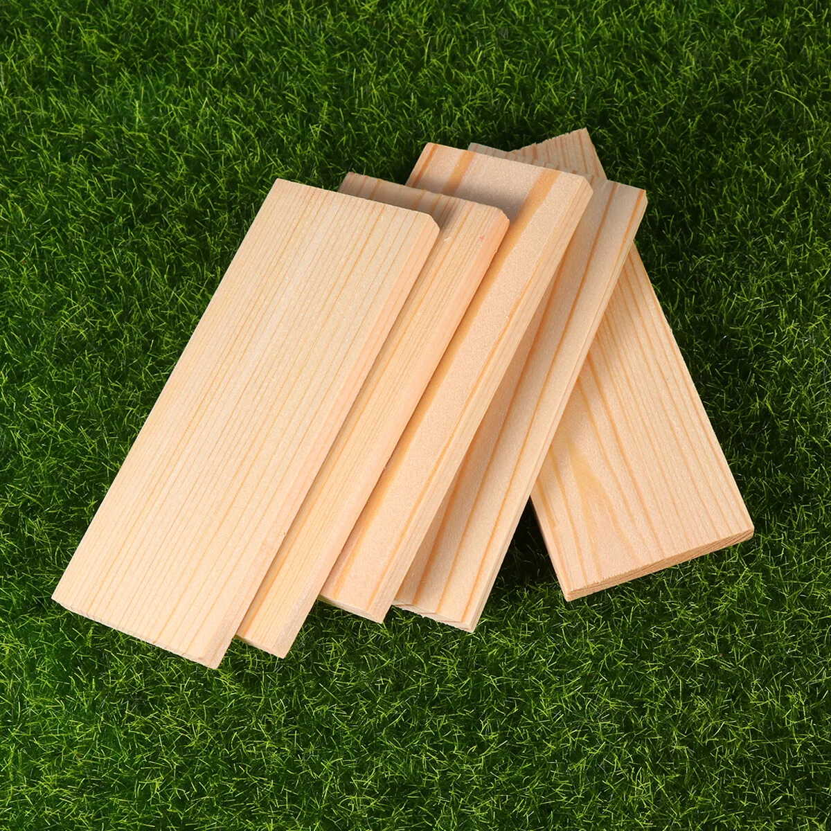 

20Pcs Wood Boards Delicate Photography Wood Boards Photo Studio Background Props (Size 4x10cm)