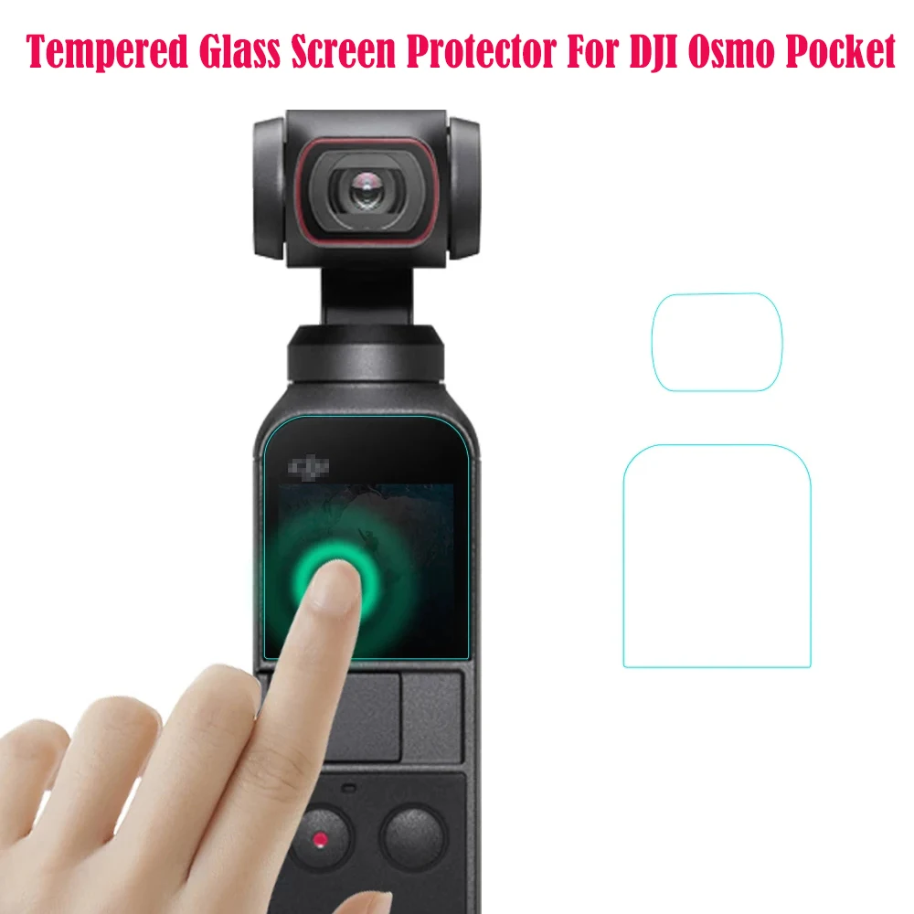 

Закаленное стекло для защиты экрана для DJI Osmo Pocket 2, ручной карданный подвес для объектива камеры, защита от царапин, пленка, аксессуары для к...