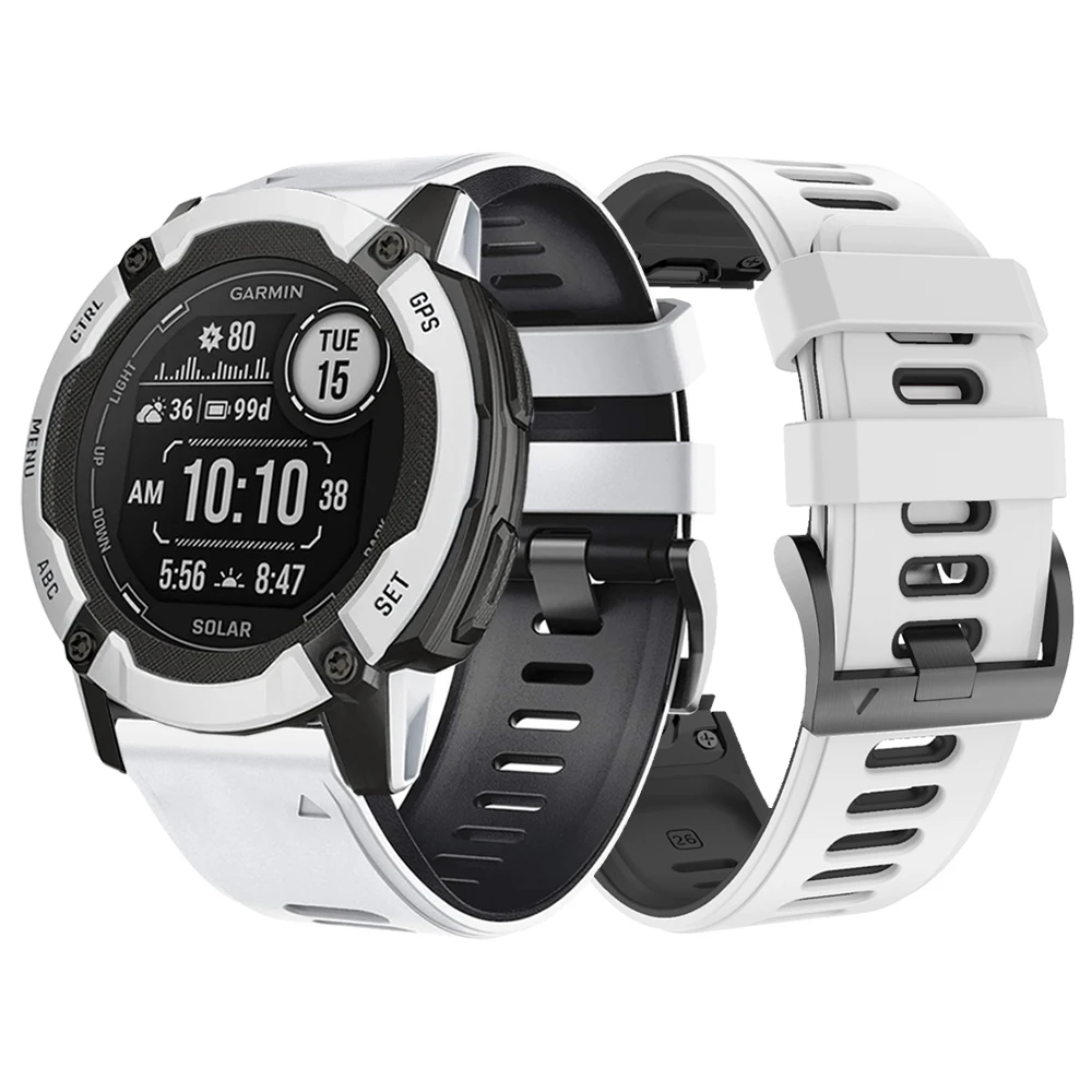 

QuickFit Sports Silicone Strap For Garmin Instinct 2X Solar Watch Band For Instinct 2 2S Quick release Replacement Watchband
