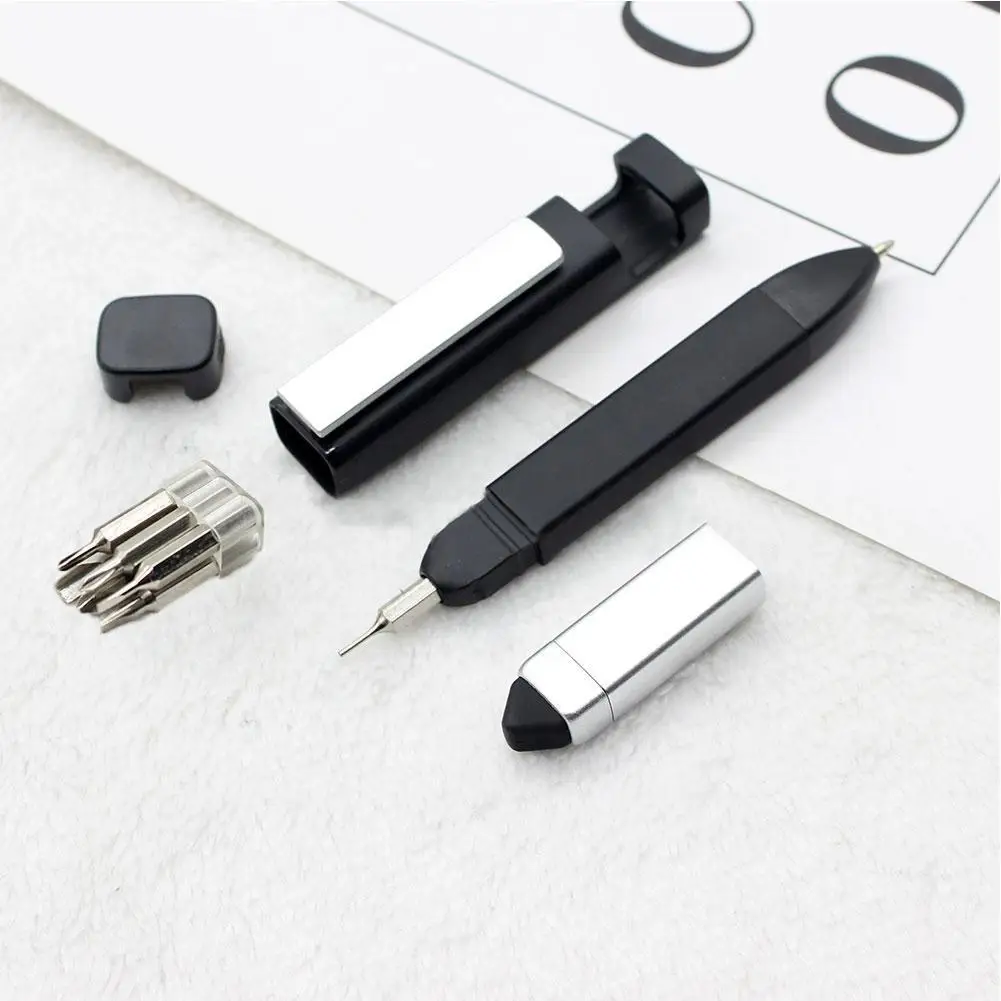 4 в 1 портативная многофункциональная шариковая ручка карманная Точная