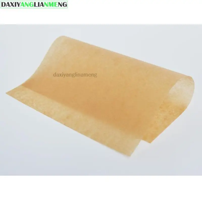 100 шт./лот 22x25 см антипригарный Пергамент Для Выпечки жиростойкая масляная бумага для кухни крафт жареная бумага для выпечки сувениры