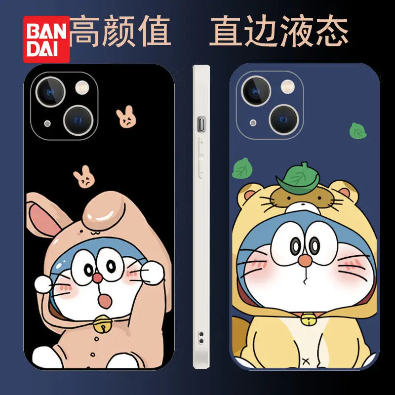 

Bandai Doraemon Cartoon Protective Case for iPhone 13 13Pro 12 12Pro 11 Pro X XS Max XR 7 8 Plus Soft Silicon Phone Back Covers