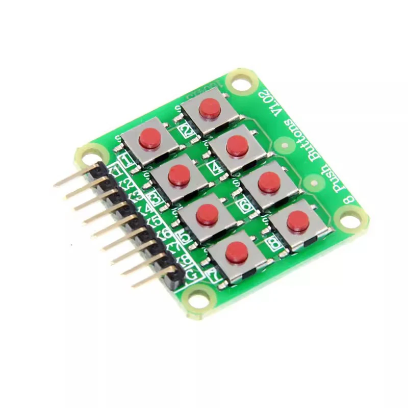 2x4 клавиатура 4x2 8 кнопок V1.00 клавишная плата матричная кнопка для Arduino AVR PIC 2*4