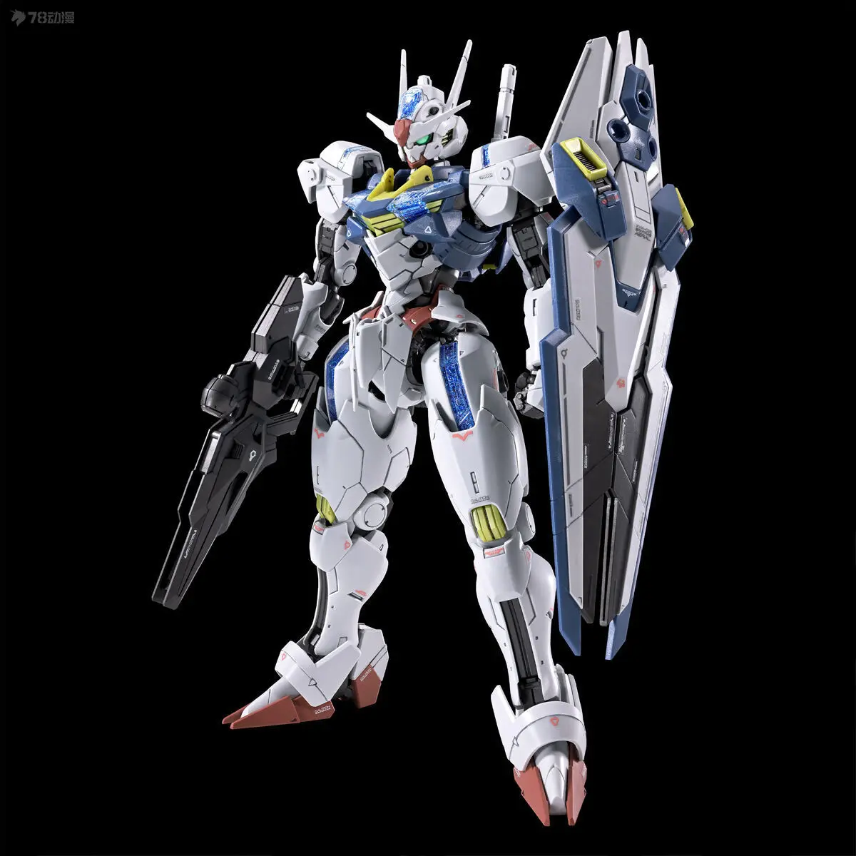 Фото Оригинальная модель BANDAI FM Network Limited Edition XVX-016 GUNDAM AERIAL [PERMET SCORE SIX] 1/100, сборная модель, подарок для мальчика, коллекционная вещь №3