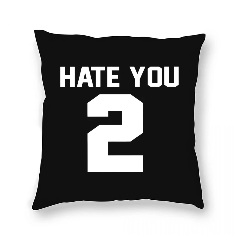 

Jay-z HATERS leisure euro size Pillow Case wholesale crime xs-xxl