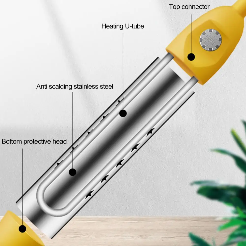 

Boil Water Rod Practical U Tube Heating Good Thermal Conductivity Stainless Steel Water Heater for Family