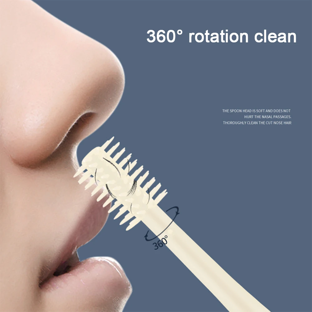 

Sdotter Portable Manual Nose Hair Trimmer Washable for Men and Women with Storage Box Waterproof Double Head Nose Hair Removal